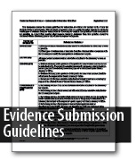 Evidence Submission Guidelines